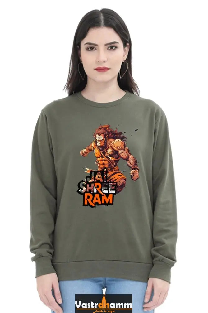 Hanuman Super StrengthSweatshirt T-Shirts for Women Vastrdhamm