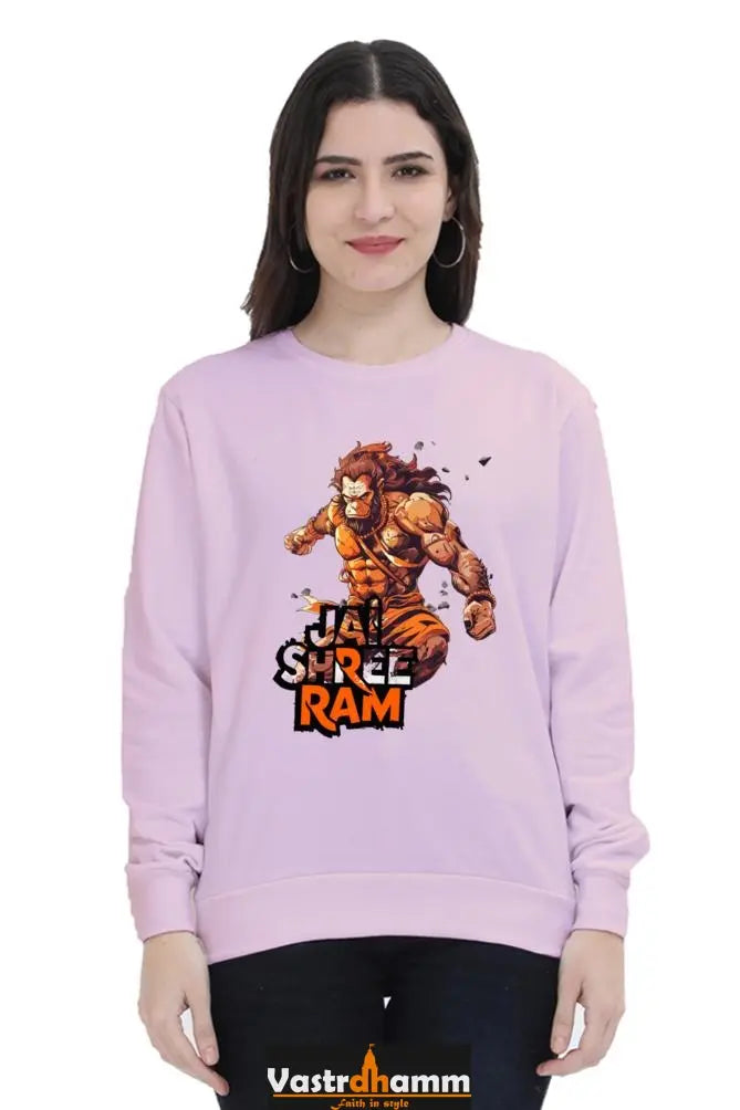 Hanuman Super StrengthSweatshirt T-Shirts for Women Vastrdhamm