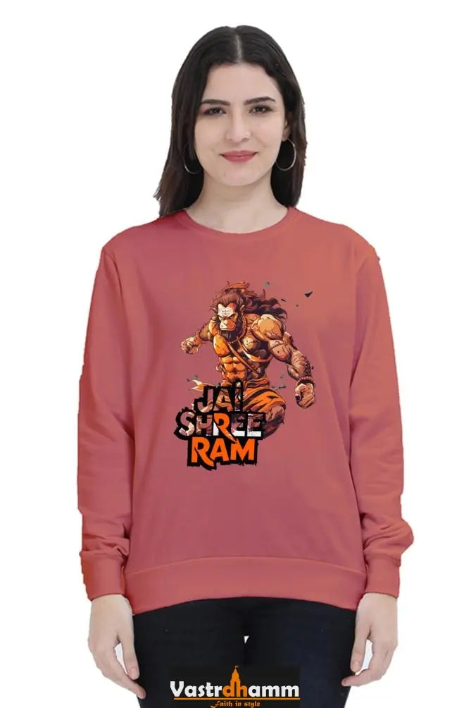 Hanuman Super StrengthSweatshirt T-Shirts for Women Vastrdhamm