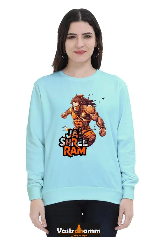 Hanuman Super StrengthSweatshirt T-Shirts for Women Vastrdhamm