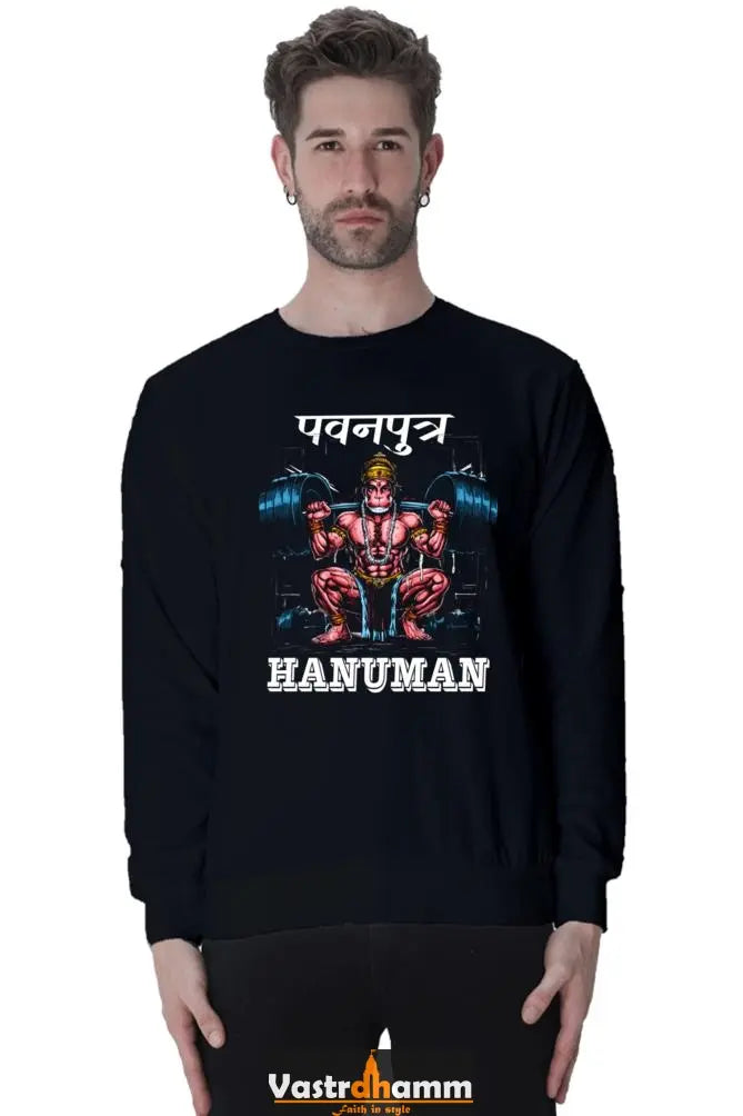 Hanuman Unbreakable Spirit Sweatshirt T-Shirts for Men Vastrdhamm