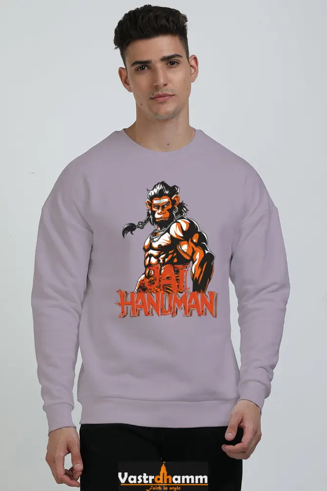 Hanuman Warrior Spirit Oversized Sweatshirt T-Shirts for Men Vastrdhamm