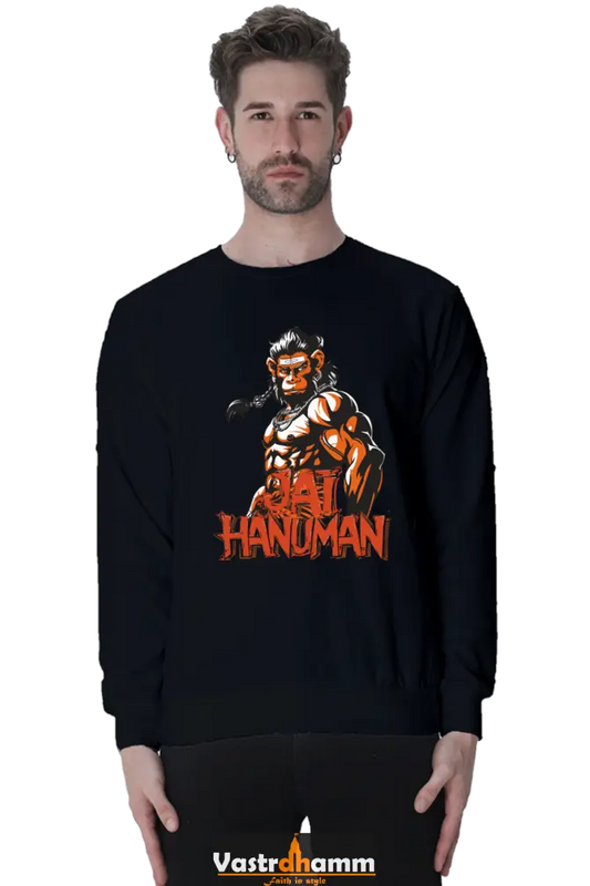Hanuman Warrior Spirit Sweatshirt T-Shirts for Men Vastrdhamm