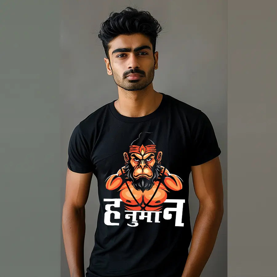 Hanuman Strength Beyond Measure T-Shirt | Regular Fit Vastrdhamm