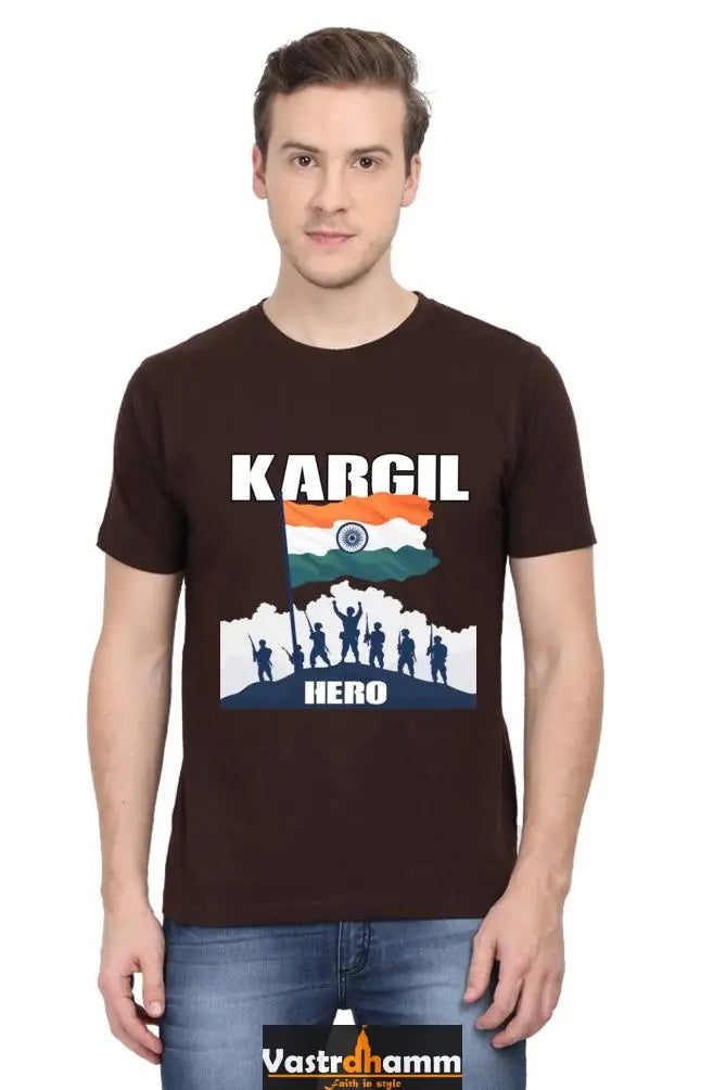 Heroes of Longewala Round Neck Half Sleeve Classic T-Shirts for Men Vastrdhamm