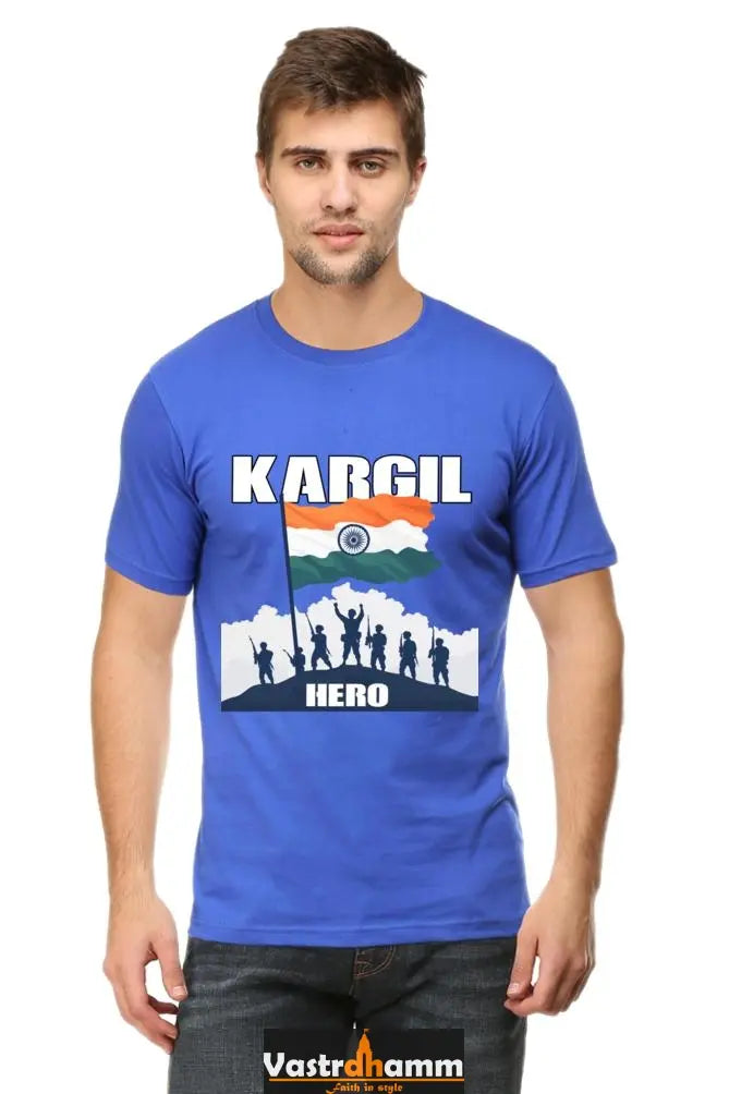 Heroes of Longewala Round Neck Half Sleeve Classic T-Shirts for Men Vastrdhamm