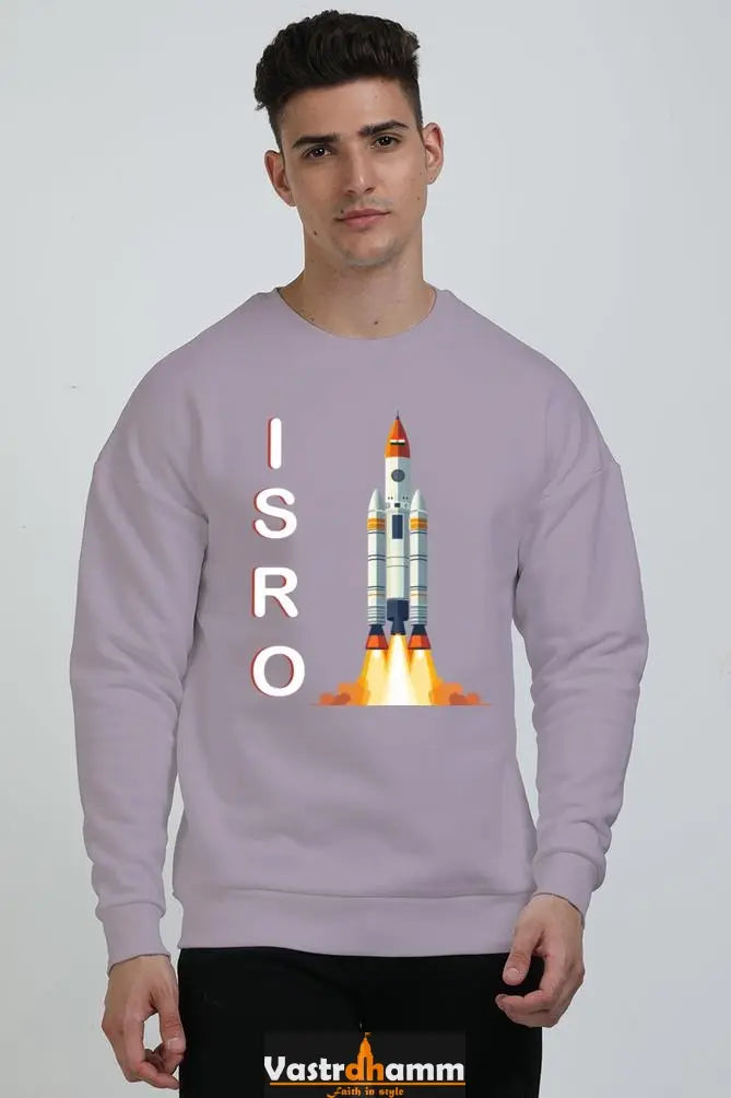 ISRO Space Explorer Oversized Sweatshirt T-Shirts for Men Vastrdhamm