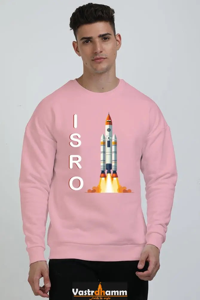 ISRO Space Explorer Oversized Sweatshirt T-Shirts for Men Vastrdhamm