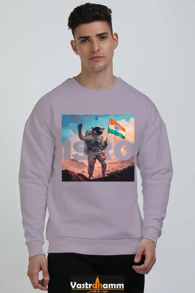 ISRO Space Explorer Oversized Sweatshirt T-Shirts for Men Vastrdhamm