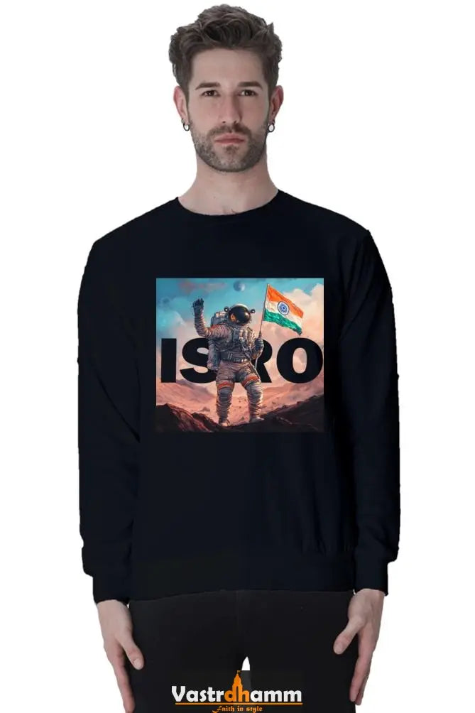 ISRO Space Explorer Sweatshirt T-Shirts for Men Vastrdhamm