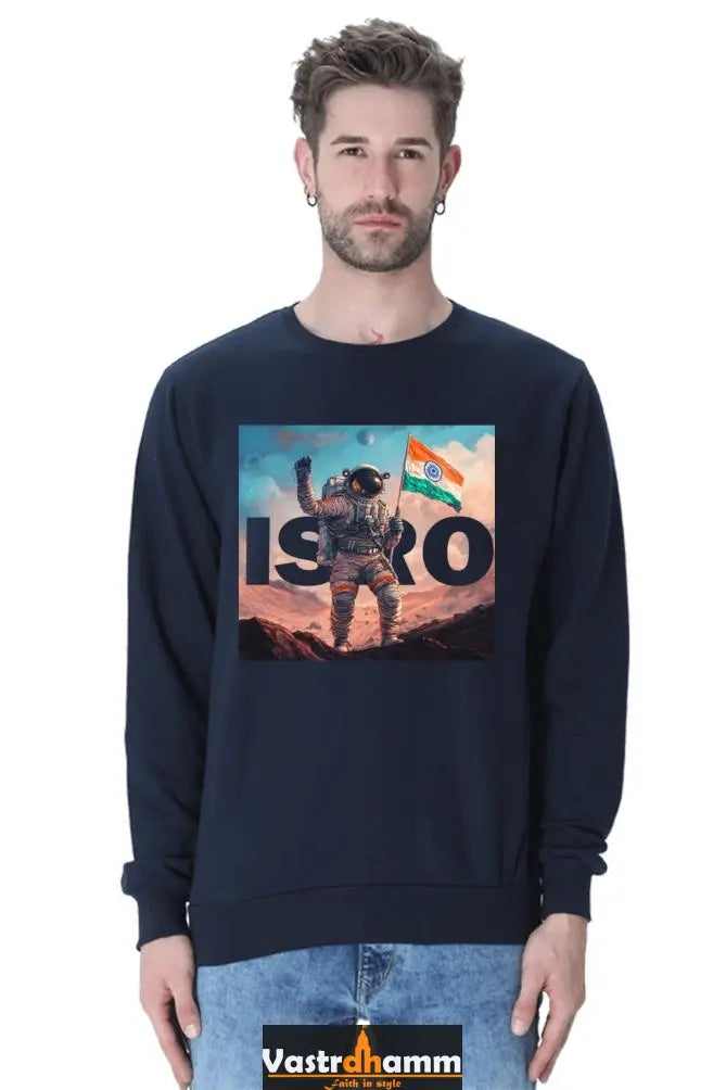 ISRO Space Explorer Sweatshirt T-Shirts for Men Vastrdhamm