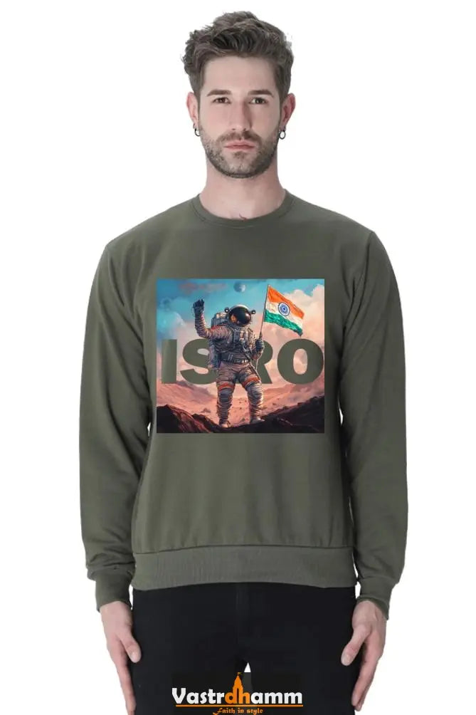 ISRO Space Explorer Sweatshirt T-Shirts for Men Vastrdhamm