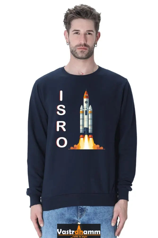 ISRO Space Explorer Sweatshirt T-Shirts for Men Vastrdhamm