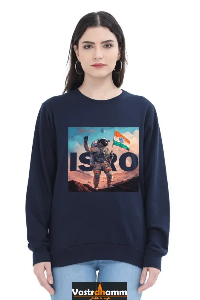 ISRO Space Explorer Sweatshirt T-Shirts for Women Vastrdhamm