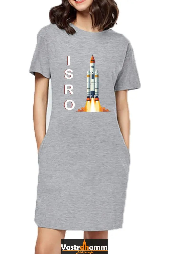 ISRO Space Explorer T-Shirts Dress for Women Vastrdhamm