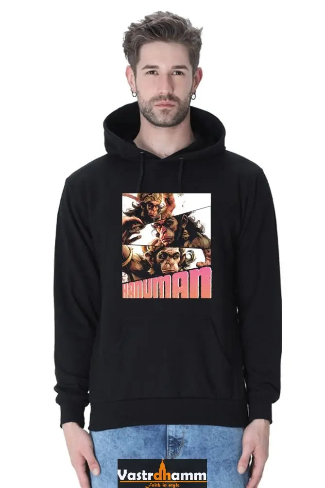 Intrepid Hanuman Ji Hoodie Sweatshirt Vastrdhamm