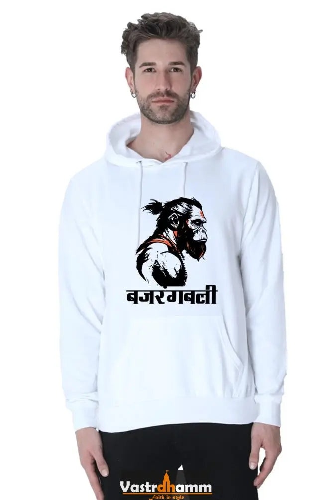 Invincible Hanuman Ji Hoodie Sweatshirt Vastrdhamm