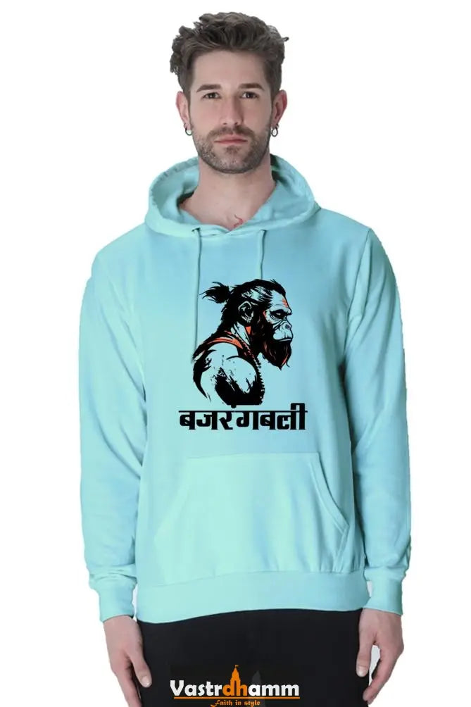 Invincible Hanuman Ji Hoodie Sweatshirt Vastrdhamm