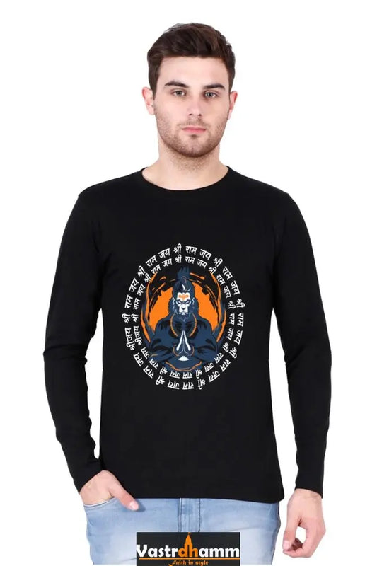 Invincible Hanuman Ji Round Neck Full Sleeve Vastrdhamm