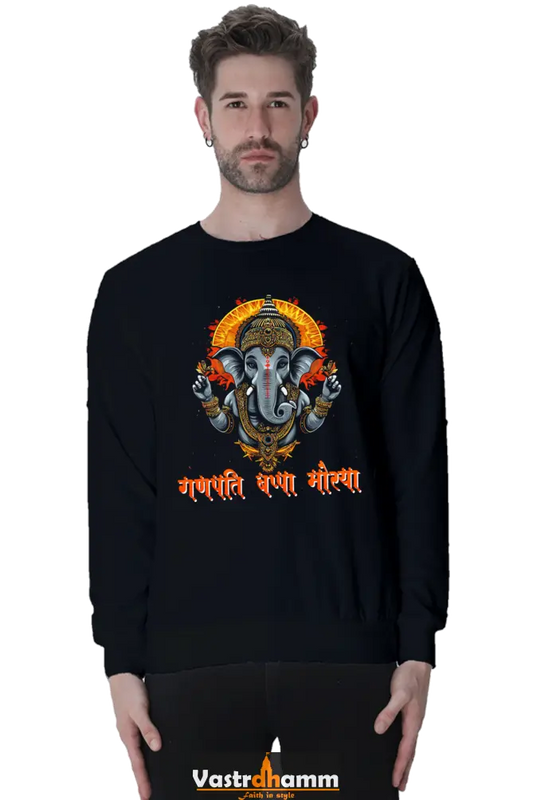 Jai Ganesha Blessings Sweatshirt T-Shirts for Men Vastrdhamm