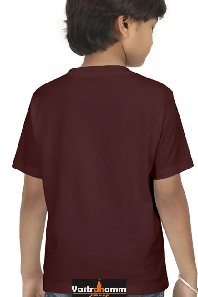 Jai Ganesha Spirit Round Neck Half Sleeve Classic T-Shirts for Boy Vastrdhamm