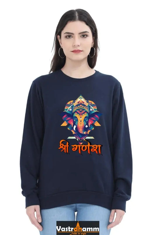 Jai Ganesha VictorySweatshirt T-Shirts for Women Vastrdhamm