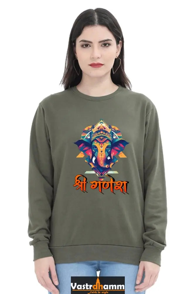 Jai Ganesha VictorySweatshirt T-Shirts for Women Vastrdhamm