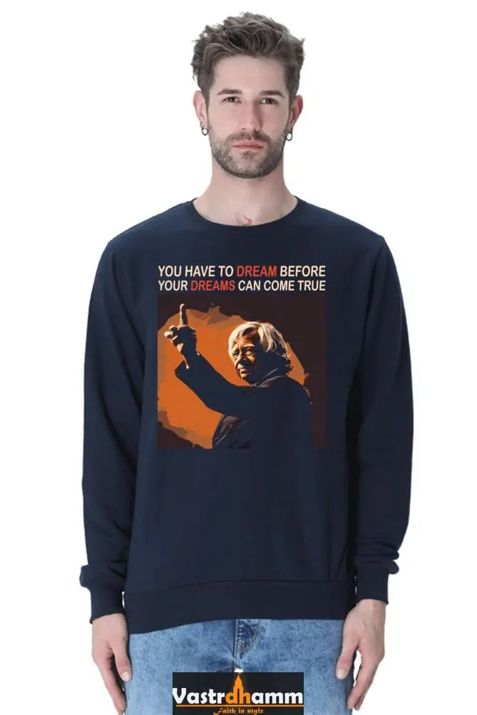 Kalam’s Vision: Ignite Young Minds Sweatshirt T-Shirts for Men. Vastrdhamm