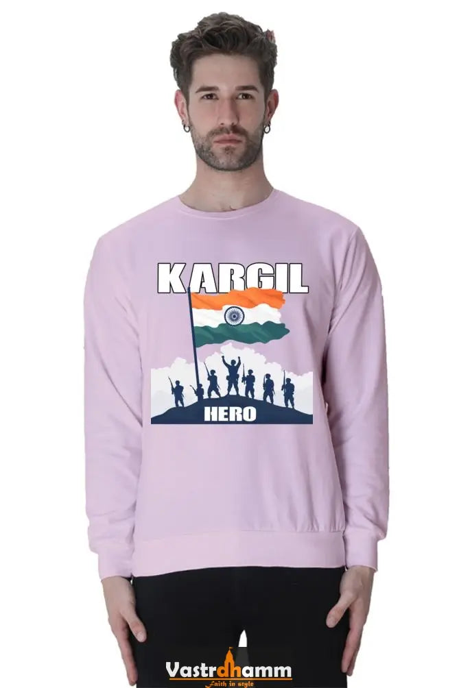 Kargil Hero: Braveheart Tribute Sweatshirt T-Shirts for Men Vastrdhamm