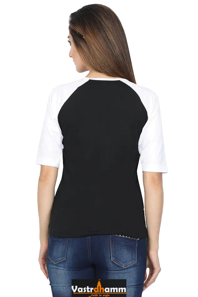 Lakshmi Bai Regal Strength Raglan Full Sleeve T-Shirts for Women Vastrdhamm