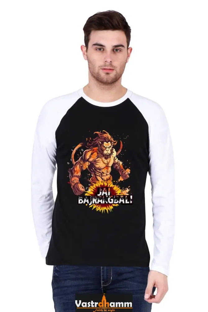 Legend Hanuman Ji Raglan T-shirt Vastrdhamm