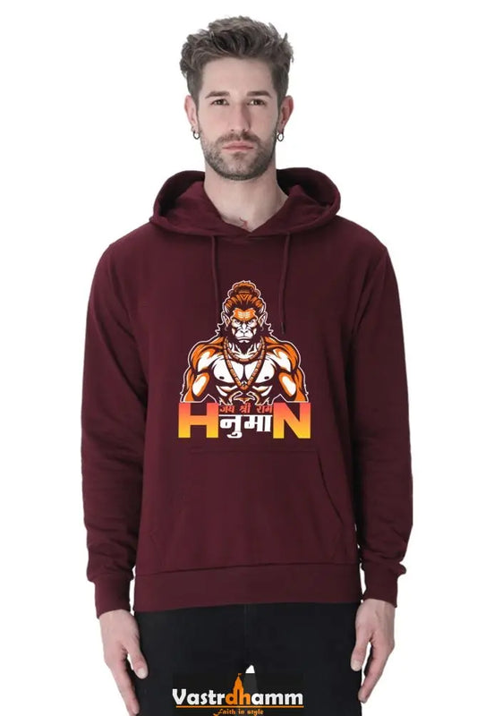 Lionhearted Hanuman Ji Hoodie Sweatshirt Vastrdhamm