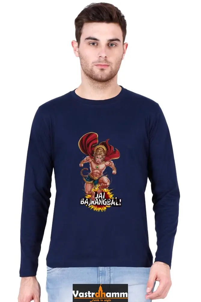 Lionhearted Hanuman Ji Round Neck Full Sleeve Vastrdhamm