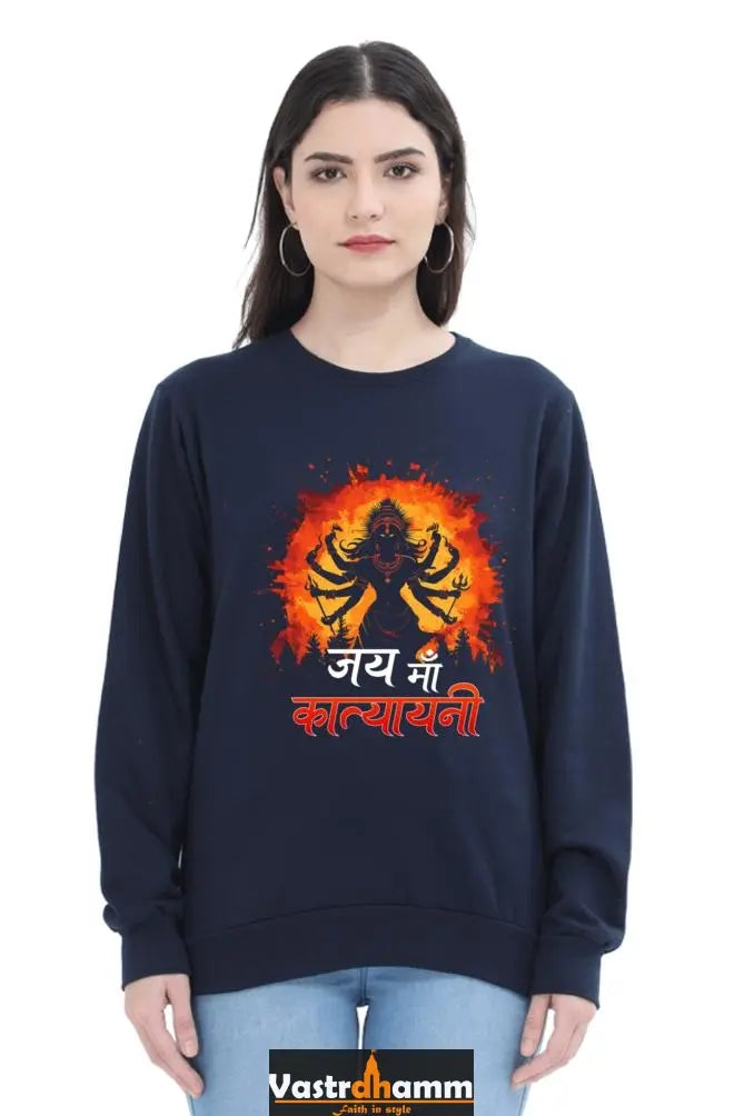 Maa Durga GlorySweatshirt T-Shirts for Women Vastrdhamm