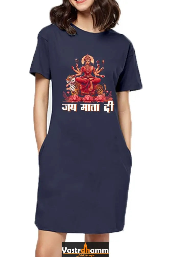 Maa Durga GloryT-Shirts Dress for Women Vastrdhamm