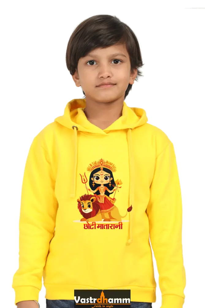 Maa Durga Power Hoodie Sweatshirt  T-Shirts for Boy Vastrdhamm