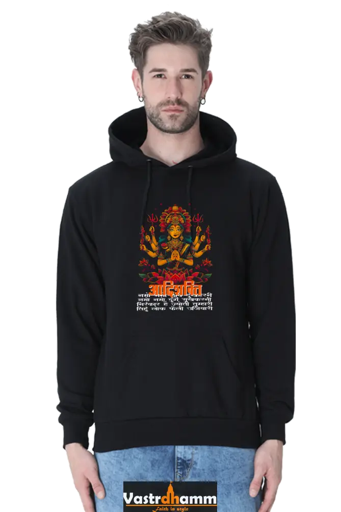 Maa Durga Power Hoodie Sweatshirt T-Shirts for Men Vastrdhamm