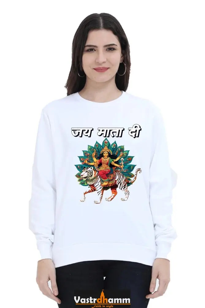 Maa Durga PowerSweatshirt T-Shirts for Women Vastrdhamm