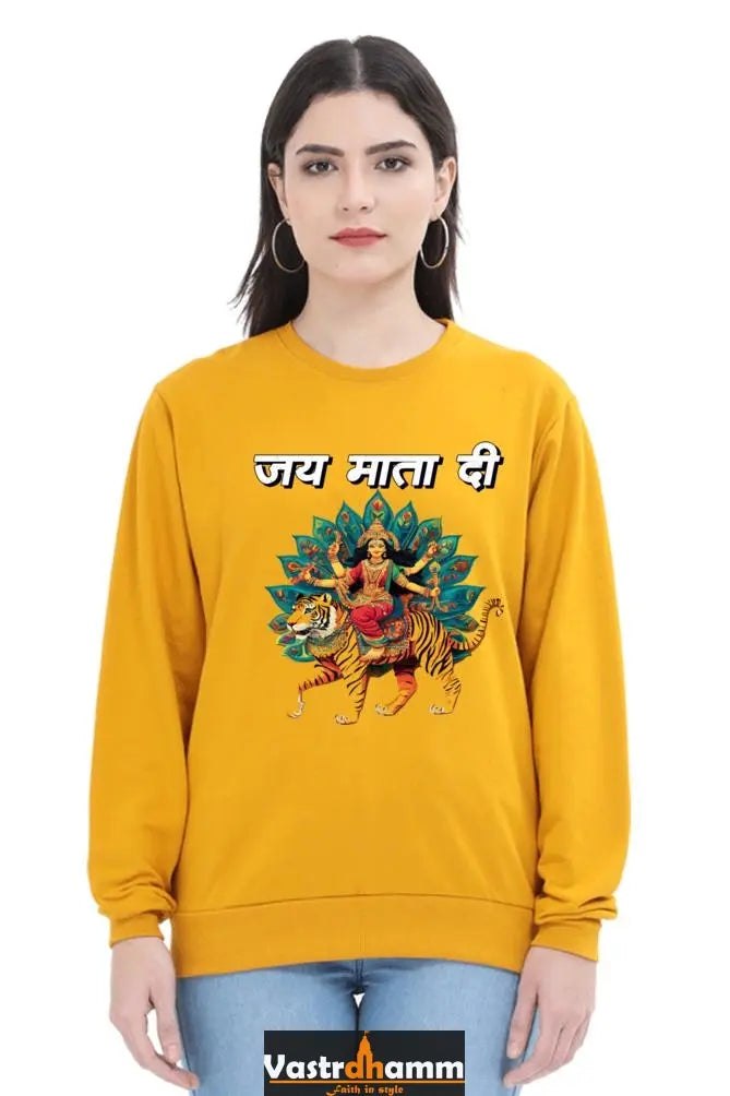 Maa Durga PowerSweatshirt T-Shirts for Women Vastrdhamm