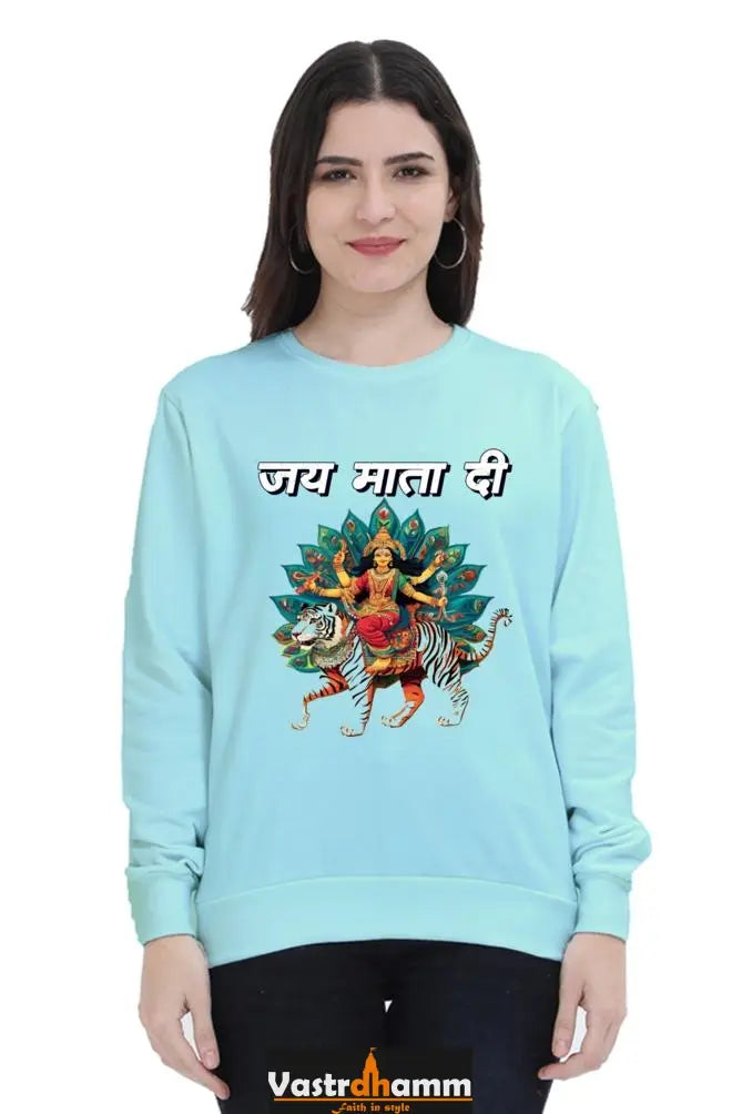 Maa Durga PowerSweatshirt T-Shirts for Women Vastrdhamm