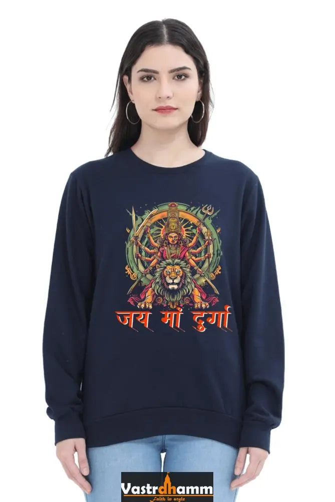 Maa Durga ProtectorSweatshirt T-Shirts for Women Vastrdhamm