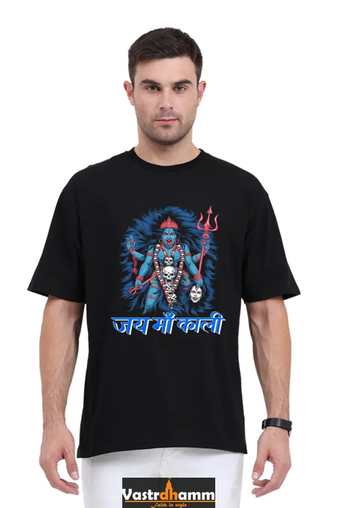 Maa Durga Spirit Oversized Classic T-Shirts for Men Vastrdhamm