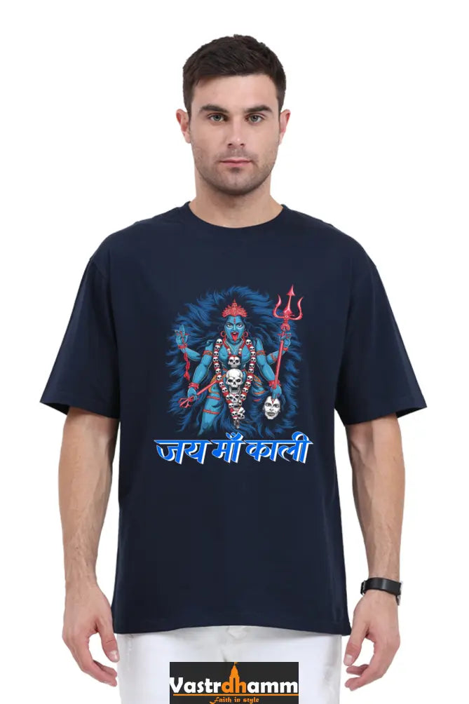 Maa Durga Spirit Oversized Classic T-Shirts for Men Vastrdhamm