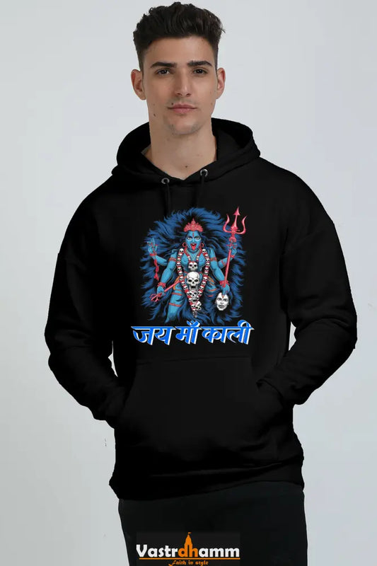 Maa Durga Spirit Oversized Hooded Sweatshirt T-Shirts for Men Vastrdhamm