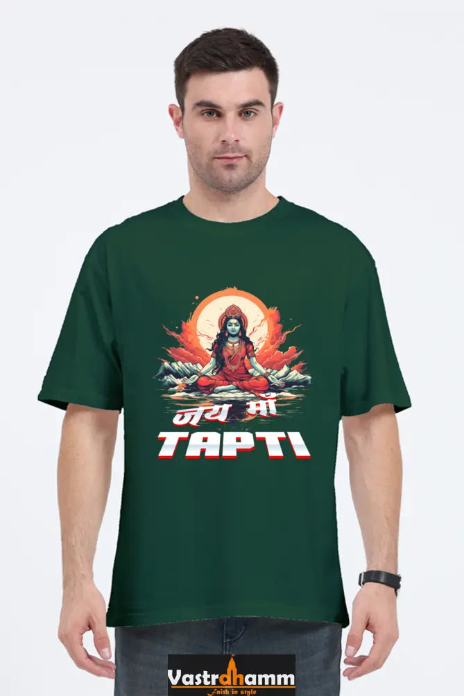 Maa Durga Strength Oversized Classic T-Shirts for Men Vastrdhamm