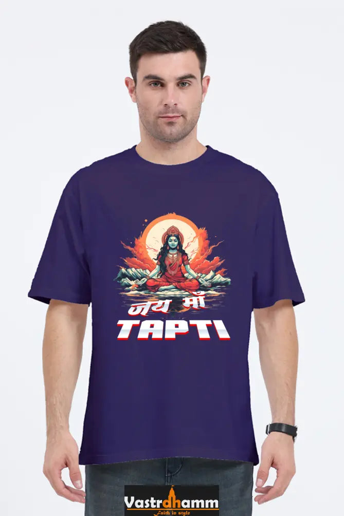 Maa Durga Strength Oversized Classic T-Shirts for Men Vastrdhamm