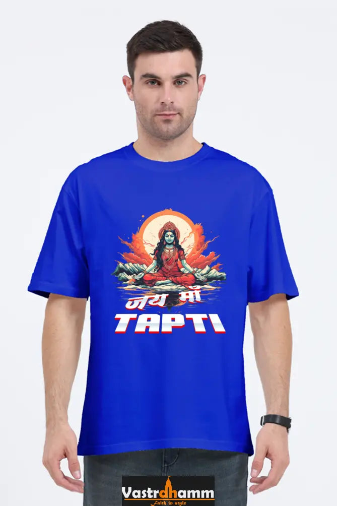 Maa Durga Strength Oversized Classic T-Shirts for Men Vastrdhamm