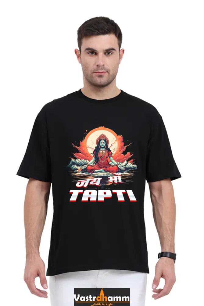 Maa Durga Strength Oversized Classic T-Shirts for Men Vastrdhamm