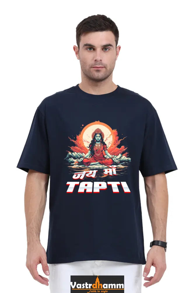 Maa Durga Strength Oversized Classic T-Shirts for Men Vastrdhamm