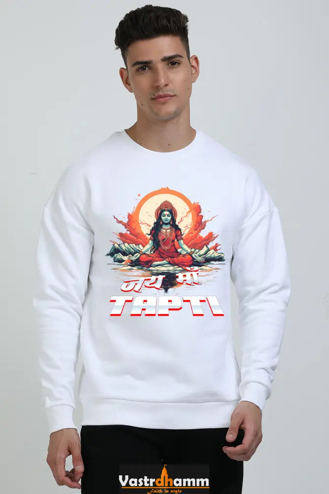 Maa Durga Strength Oversized Sweatshirt T-Shirts for Men Vastrdhamm